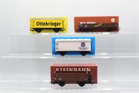 Kleinbahn/Klein H0 Konvolut 320 320 324 3043 Kühlwagen Offener Güterwagen Achsatztransporter ÖBB