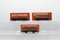 Kleinbahn H0 Konvolut 323 332 333 Offener Güterwagen...