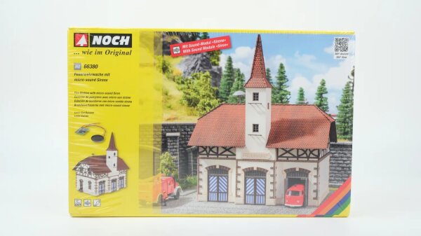 NOCH H0 66380 Feuerwehrwache mit micro-sound Sirene