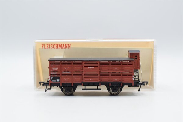 Fleischmann H0 5356 Kleinvieh-Wagen 358 536 DB