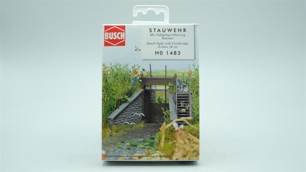 Busch H0 1483 Stauwehr