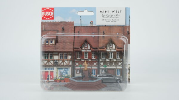 Busch H0 7728 Mini-Welt: Marktbrunnen