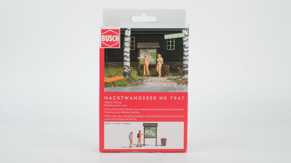 Busch H0 7947 Action Set: Nacktwanderer