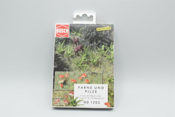 Busch H0 1203 Farne und Pilze