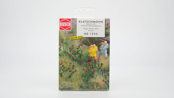 Busch H0 1255 Klatschmohn