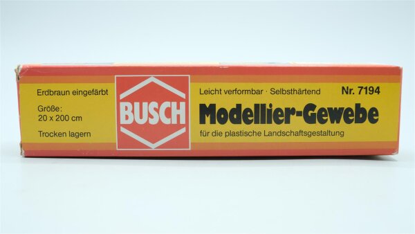 Busch H0 7194 Modellbau-Gipsgewebe, erdbraun, 20 x 200 cm