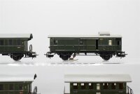 Märklin H0 Konvolut Personenwagen Packwagen grün Länderbahn