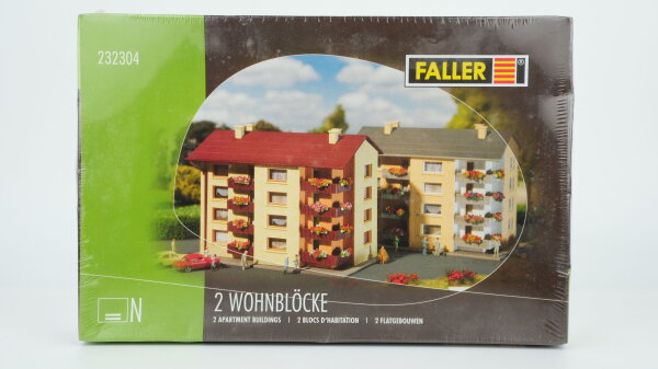 Faller N 232304 2 Wohnblöcke