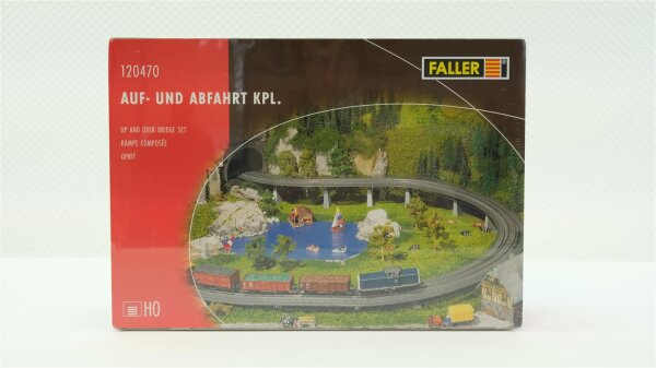 Faller H0 120470 Auf- und Abfahrt kpl.