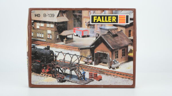 Faller H0 120139 Kompressorhaus, Rohrblasgerüst, Schürhakengestell
