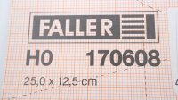 Faller H0 170608 Mauerplatte Backstein