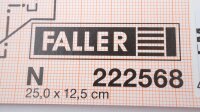 Faller N 222568 Mauerplatte Backstein