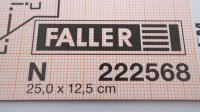 Faller N 222568 Mauerplatte Backstein
