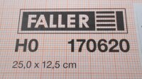 Faller H0 170620 Mauerplatte Muschelkalk