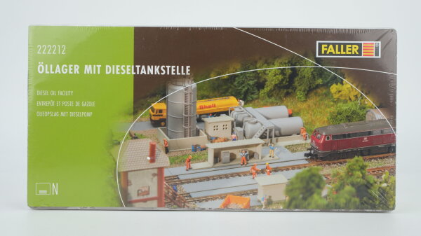 Faller N 222212 Öllager mit Dieseltankstelle