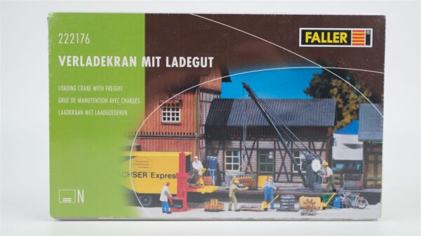 Faller N 222176 Verladekran mit Ladegut