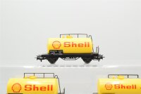 Märklin H0 Konvolut Kesselwagen (Shell), Gedeckter Güterwagen (Jamaica), DB