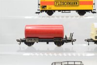 Fleischmann H0 Konvolut Kesselwagen, Kühlwagen (Fleischmann), Bierwagen ( Kulmbacher Reichelbräu), DB
