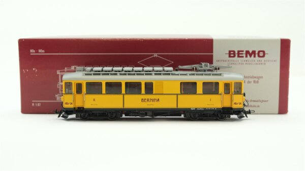 Bemo H0m 1268 164 Berninabahntriebwagen ABe 4/4 34 Digital