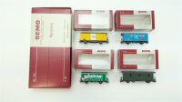 Bemo H0m 7482 150 Güterwagen-Set RhB