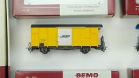 Bemo H0m 7482 150 Güterwagen-Set RhB