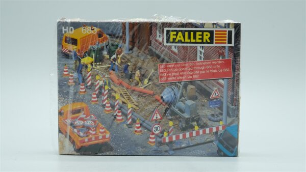 Faller H0 683 Baustellenabsperrung