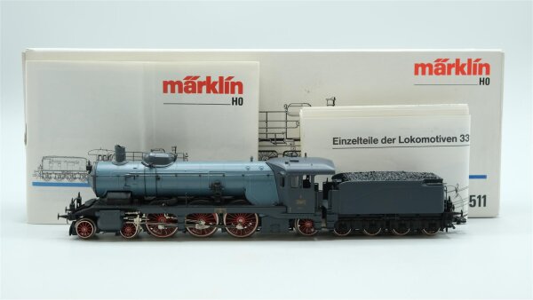 Märklin H0 3511 Schlepptenderlokomotive Klasse C der K.W.St.E. Wechselstrom Analog (Weiße OVP) (ohne Inlay)