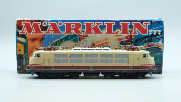 Märklin H0 3054 Elektrische Lokomotive BR 103 der DB Wechselstrom Digitalisiert (Bunte OVP) (Licht Defekt)