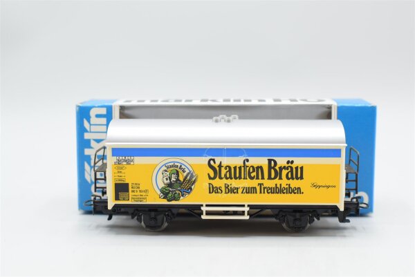 Märklin H0 4429 Bierwagen STAUFEN BRÄU (Kühlwagen)  Ichqrs 377 der DB