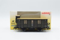 Märklin H0 4500 Bahnpostwagen mit Bremserhaus  Post der KPEV