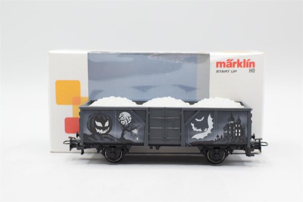 Märklin H0 44232 Offener Güterwagen Halloween Wagen - Glow in the Dark  El-u