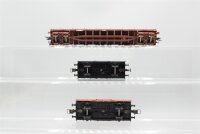 Trix/Lima H0 Konvolut Flachwagen/Niederbordwagen SNCB/DB