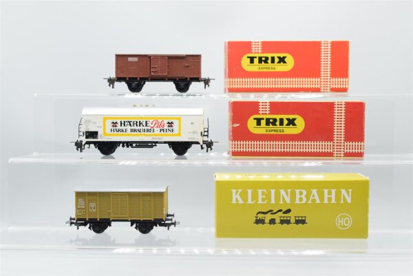 Trix/Kleinbahn 331 H0 Konvolut ged. Güterwagen DB/RIV/ÖBB