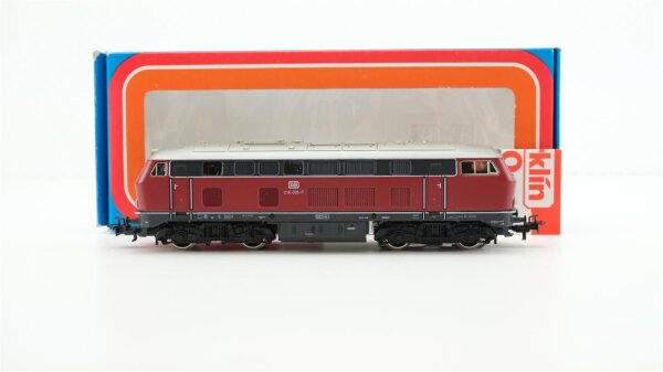 Märklin H0 3075 Diesellokomotive BR 216 der DB Wechselstrom Analog (Blau-Rote OVP)