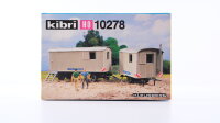 Kibri H0 10278 Bauwagen, 2 Stück