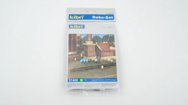 Kibri N 37480 Zaun für Industrie- und Bahnanlagen