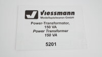Viessmann 5201 Power-Transformator 16 V, 150 VA