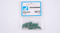Viessmann 6872 Querlochstecker grün, 10 Stück