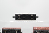 Roco H0 Konvolut Hochbordwagen, Gedeckter Güterwagen SNCF/u.a