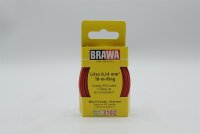 Brawa H0 3102 Litze 0,14 qmm 10m Ring (rot)