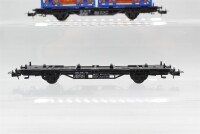 Unbekannt H0 Konvolut Gedeckte Güterwagen (Stückgut Schnellverkehr), Containertragewagen (Shell), DB/DR