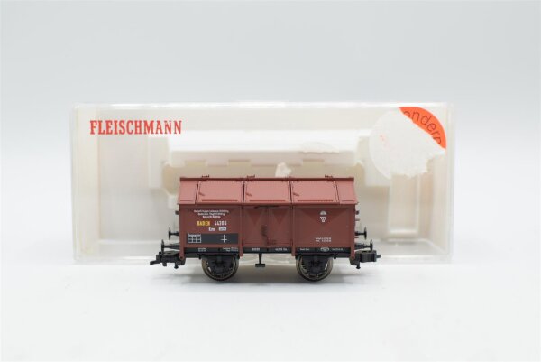 Fleischmann H0 5881 K Klappdeckelwagen Baden 44 306 GBSB