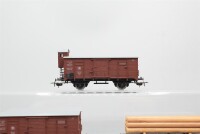 Piko H0 Gedeckte Güterwagen, Flachwagen mit Ladung, Länderbahnen