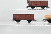 Piko H0 Gedeckte Güterwagen, Flachwagen mit Ladung, Länderbahnen