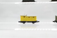 Minitrix N Konvolut Güterzugbegleitwagen, DB/u.a