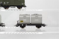 Piko/u.a. H0 Konvolut Gedeckter Güterwagen, Hochbordwagen, Containerwagen, DB