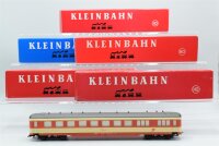 Kleinbahn/Liliput H0 Konvolut 398/399 Schlafwagen/Liegewagen 2. Kl./Reisezugwagen 1./2. Kl./Speisewagen/Gepäckwagen ÖBB