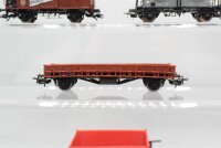 Märklin/u.a. H0 Konvolut Kipplore, Gedeckter Güterwagen, Silowagen, Niederbordwagen; DB/DR