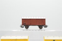 Märklin H0 Konvolut Gedeckte Güterwagen (braun), Gedeckte Güterwagen (Jamaica, gelb), DB