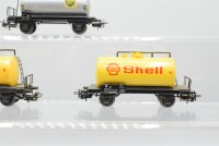 Märklin H0 Konvolut Kesselwagen (Shell, BP), DB